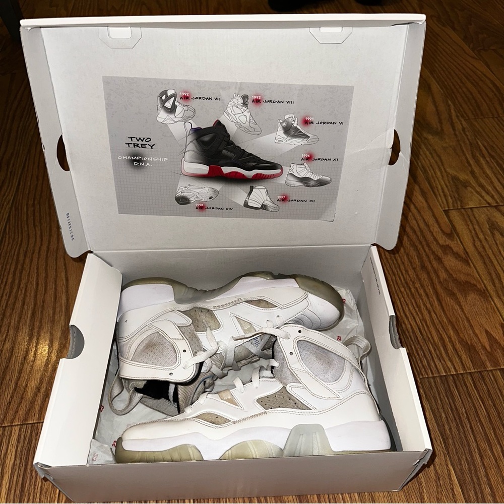 Jordan Jumpman Two Trey in White and Black